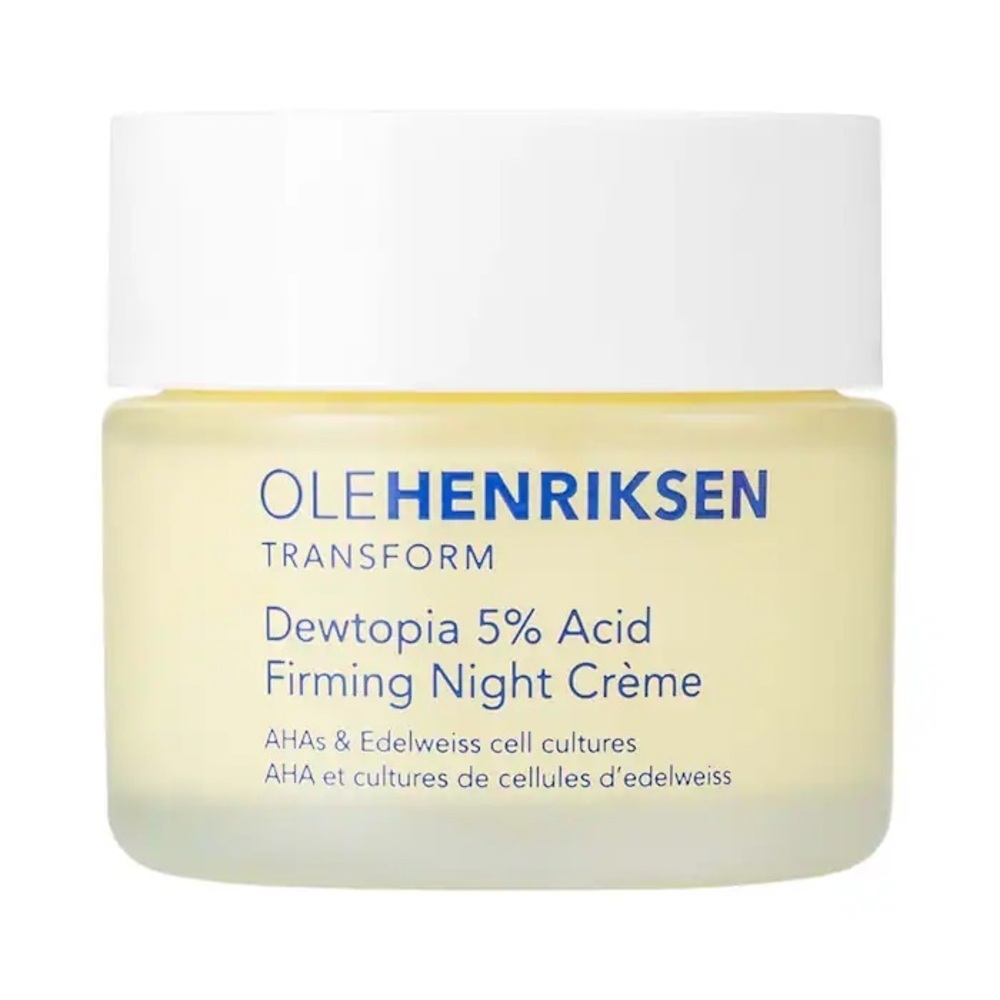 Ole Henriksen Dewtopia 5% Acid AHA Firming Night Cream Creme | NEW - Picture 2 of 13